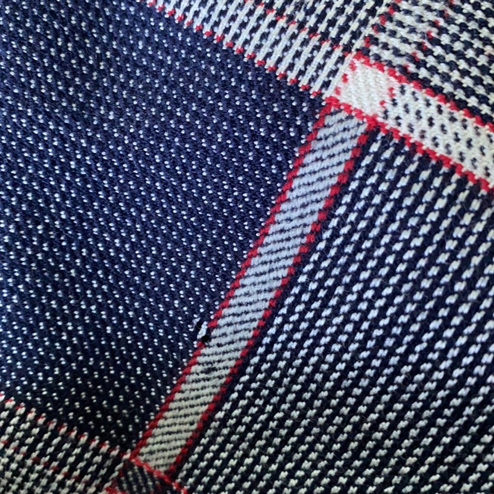 Jaeger London-made, wool plaid midi skirt - Picture 8 of 8